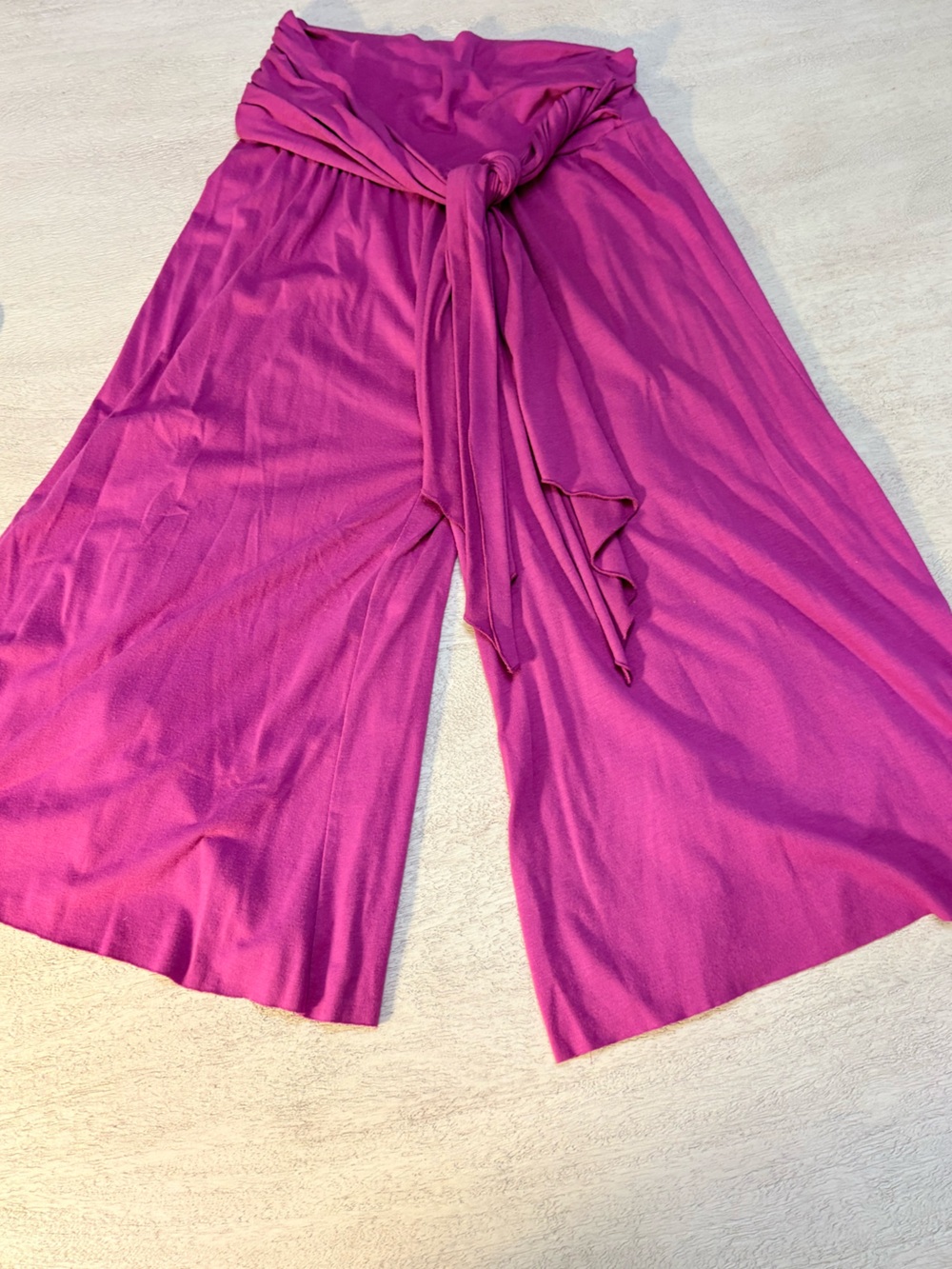 Lush Wide Leg Jumpsuit in Bright Fuchsia Pink